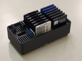 Gridfinity SD / MicroSD Card Holder 1x2