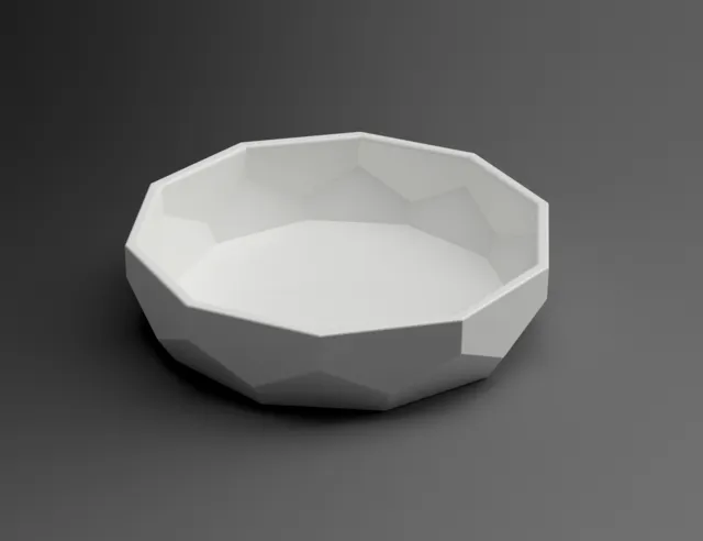 Low Poly Tray / Bowl