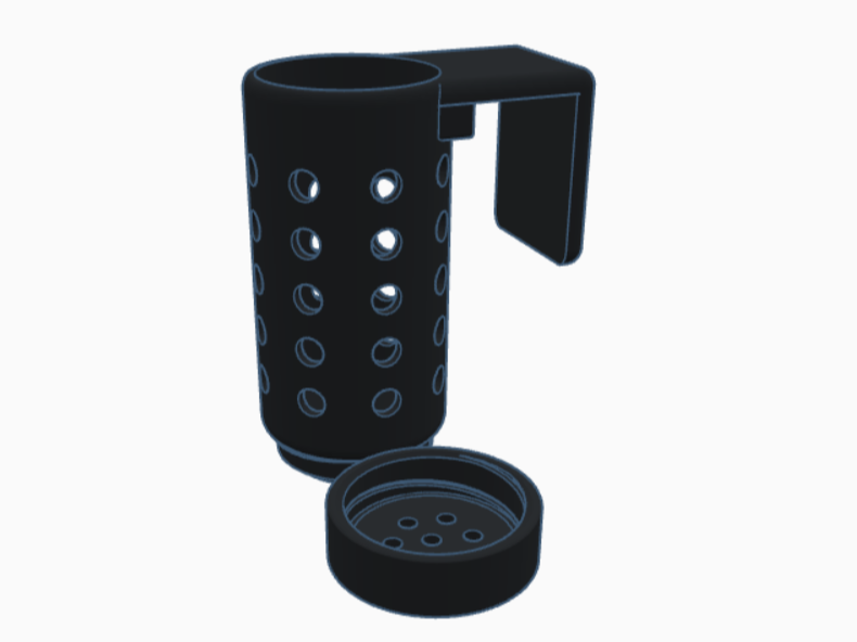 Aquarium Plant Holder (rimmed tank)