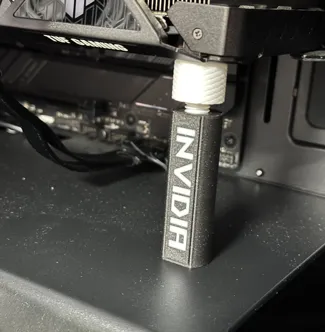 GPU Holder with Customisable label v1