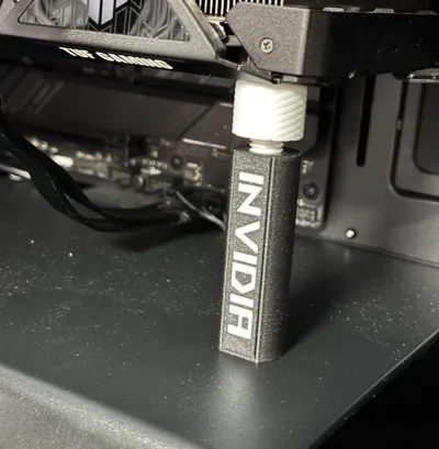 GPU Holder with Customisable label v1