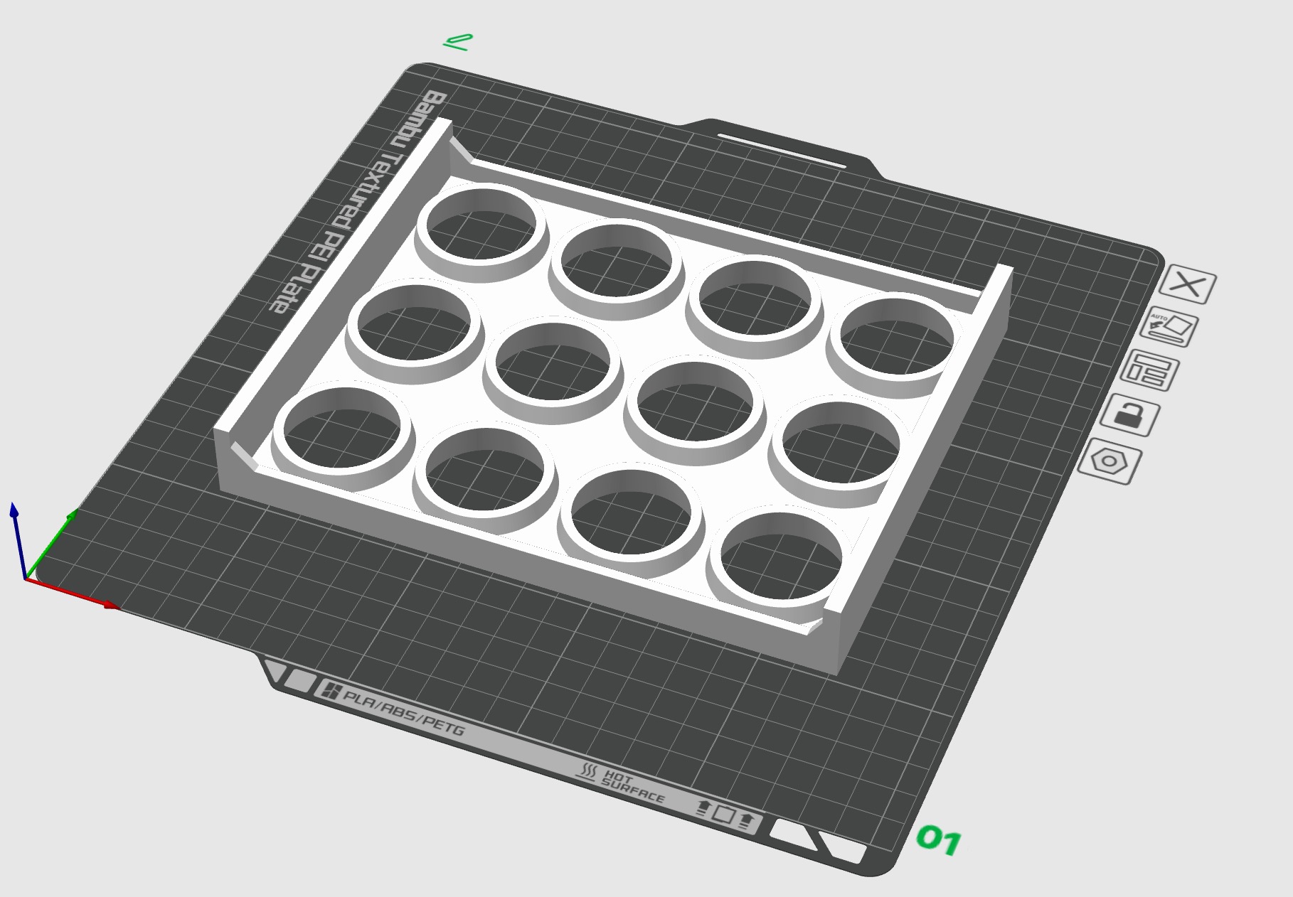 Miniatura 2 do modelo 3D 多层堆叠的冰箱用鸡蛋收纳盒