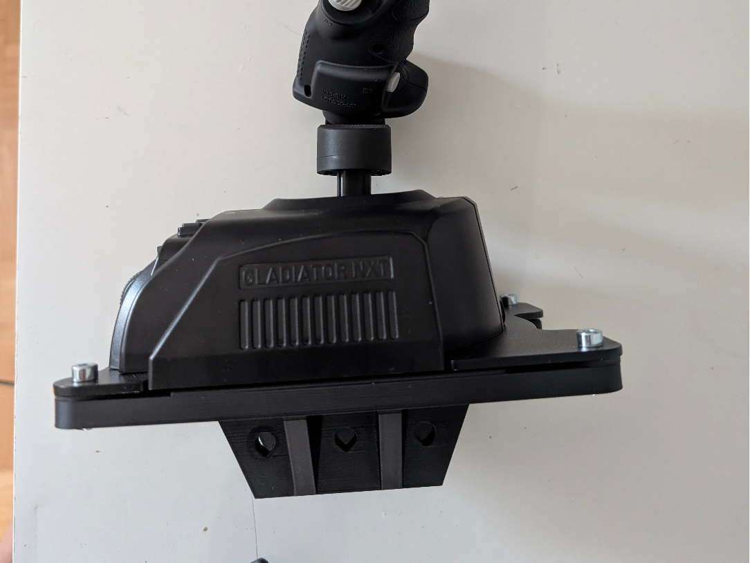 VKB Gladiator to 40x40 profile adapter