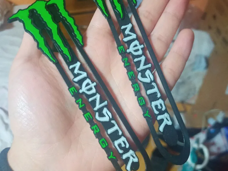 Bookmark Monster Energy v1-15cm / v2-17cm