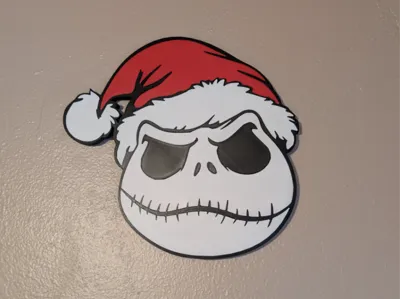 Santa Jack Skellington Wall Art NO AMS.