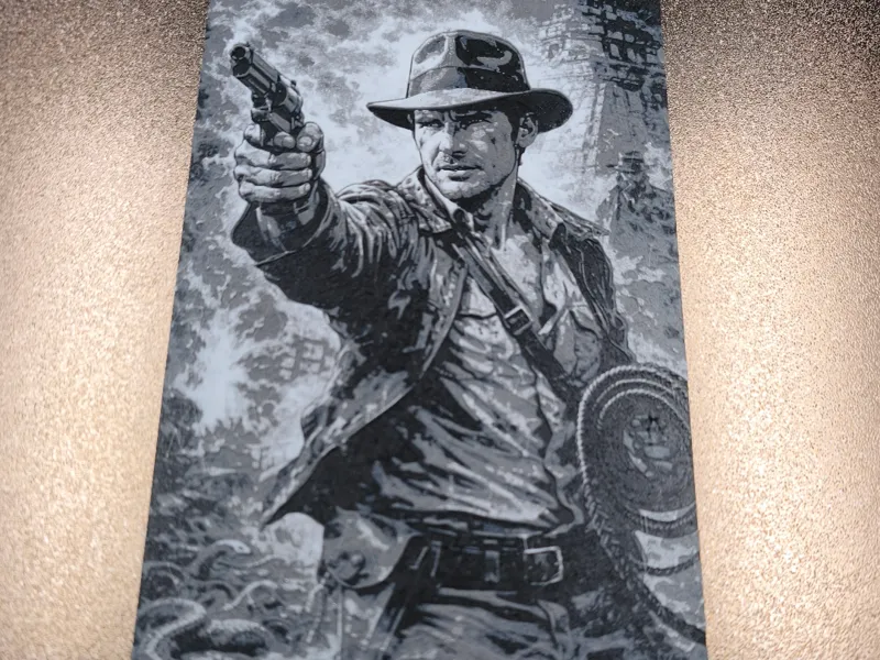 HueForge Indiana Jones