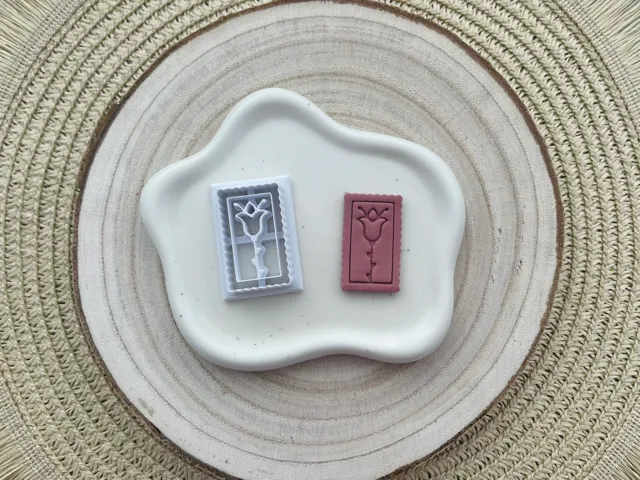 Flower Polymer Clay Earrings Cutter