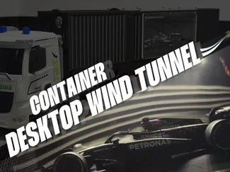 Container Desktop Wind Tunnel 集裝箱桌面風洞模型