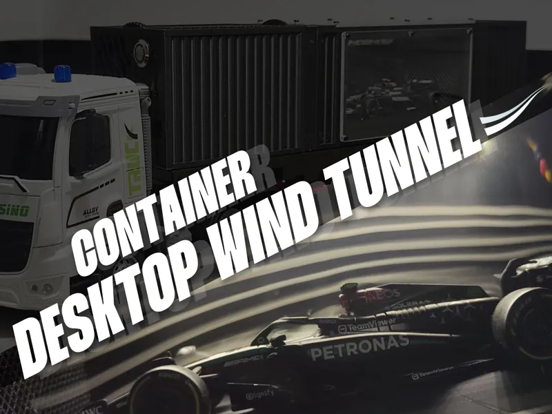 Container Desktop Wind Tunnel 集裝箱桌面風洞模型
