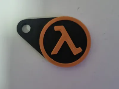 Lambda (Half-Life) Keychain