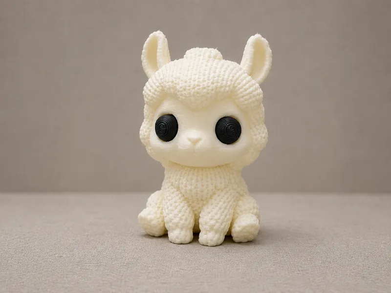 Cute Knitted Llama - Cute Animals