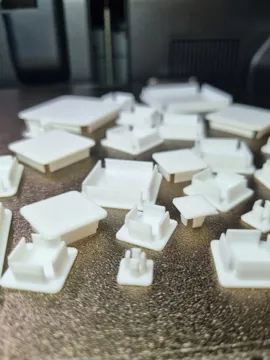 Letrero o emblema decorativo: Parametric Square & Rect Hole Plugs (5-50 mm) — vista de referencia 5