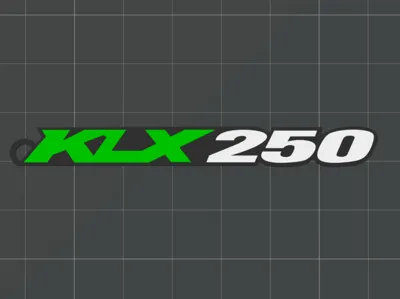 Kawasaki KLX 250 keychain