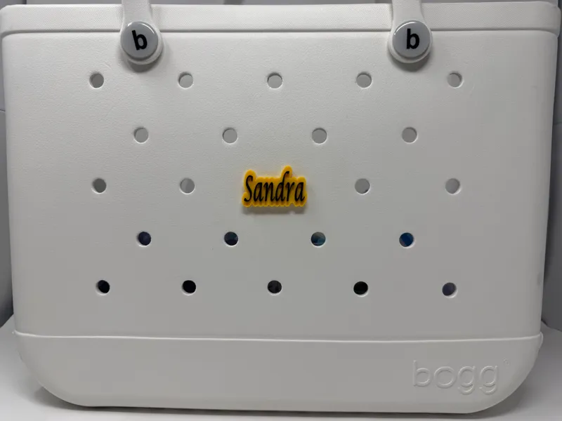 Bogg Bag Name Charm (Sandra)