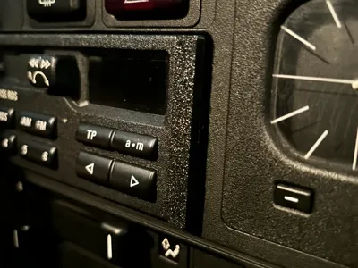 BMW E30 Reverse Radio Bezels