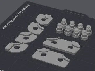Addition to fasten Airbrush Spray Shield to filter