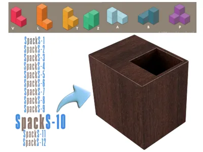Soma Cube Packing Series - 10