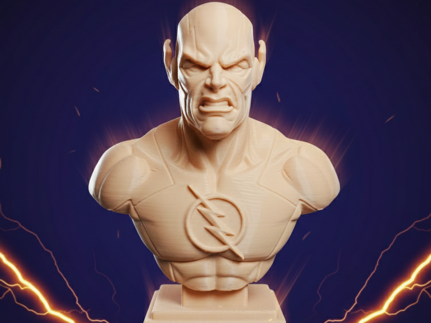Buste Reverse Flash DC vitesse sombre 