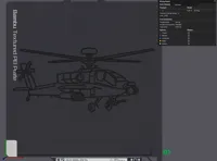 Décoration murale hélicoptère Apache AH-64 — photo 4
