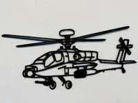 Décoration murale hélicoptère Apache AH-64 — photo 2