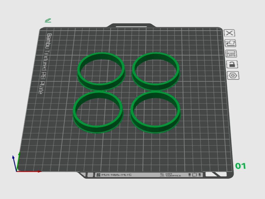 Hub Centric Ring 56.1x62.5 4 pieces