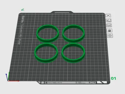 Hub Centric Ring 56.1x62.5 4 pieces