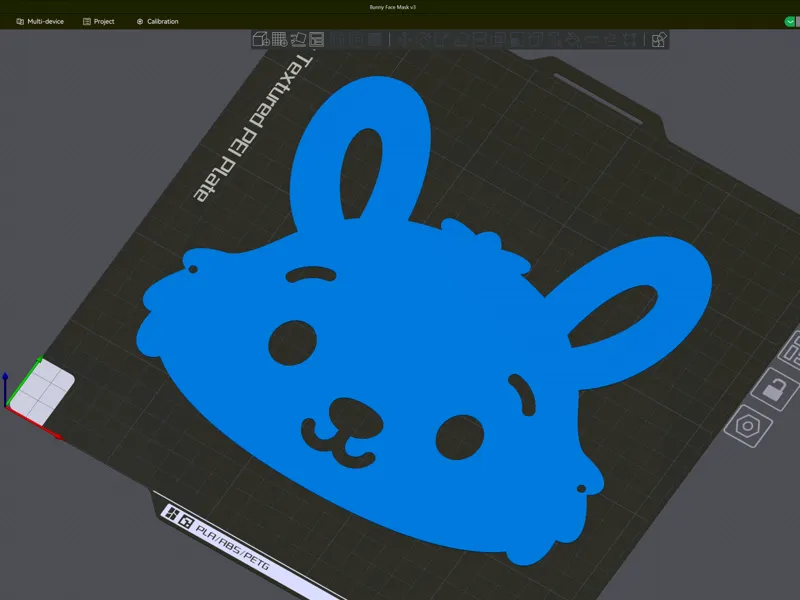Bunny Face Mask