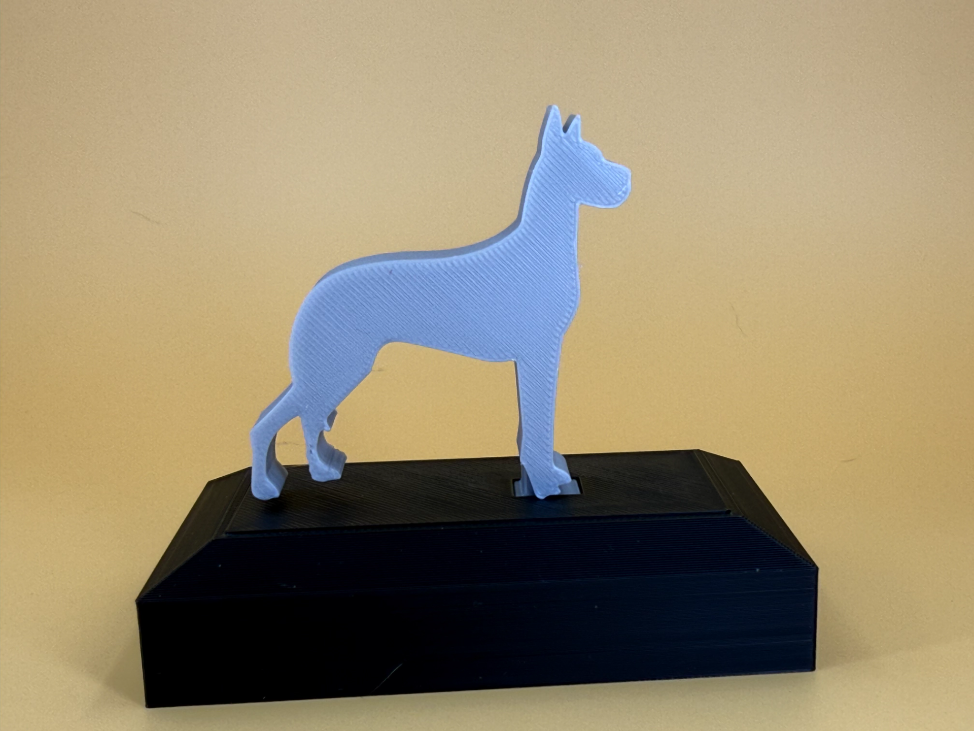 Great Dane dog Trophy
