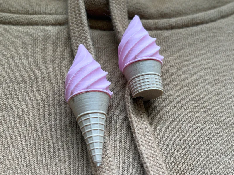 Ice Cream DrawString Beads