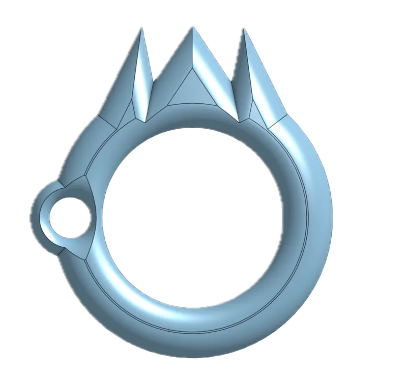 Keychain brass knuckle
