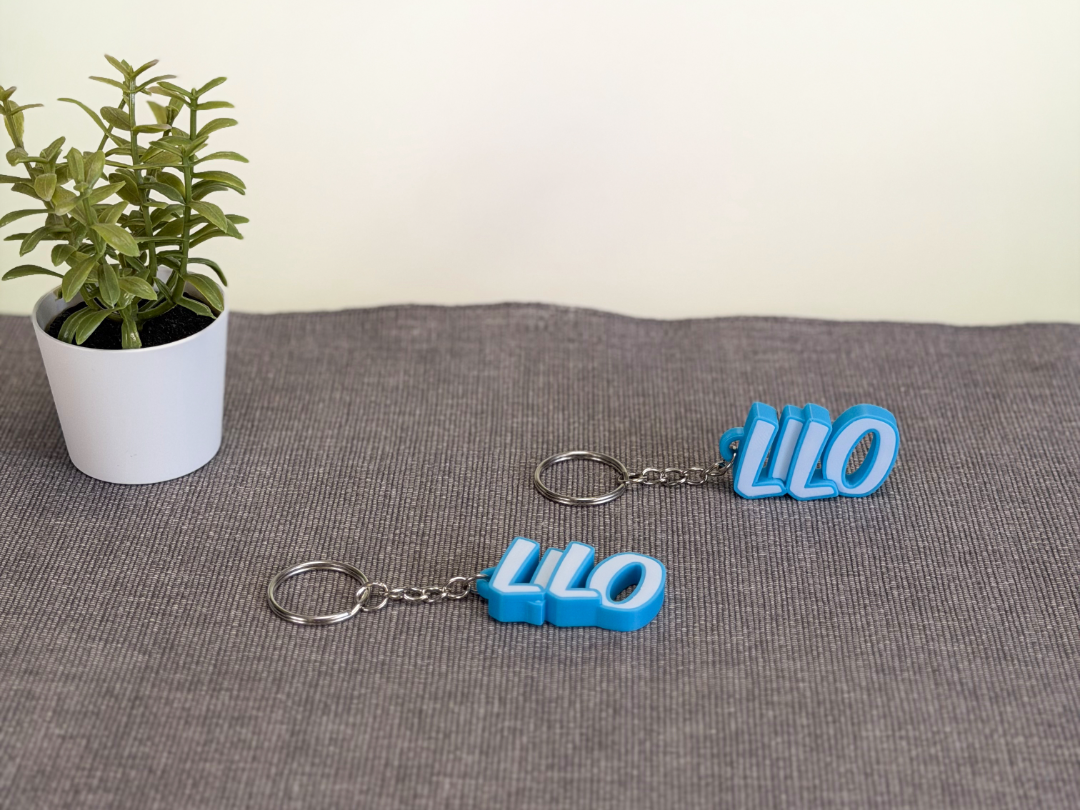 Schöner Schlüsselanhänger mit dem Namen Lilo