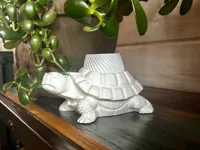 Pot de fleurs tortue réaliste — photo 3