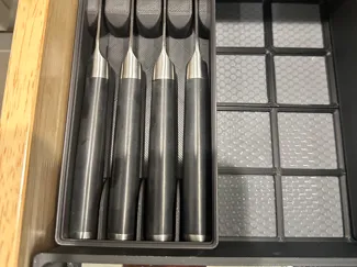 Gridfinity 2x6 (4) knife Block Stackable