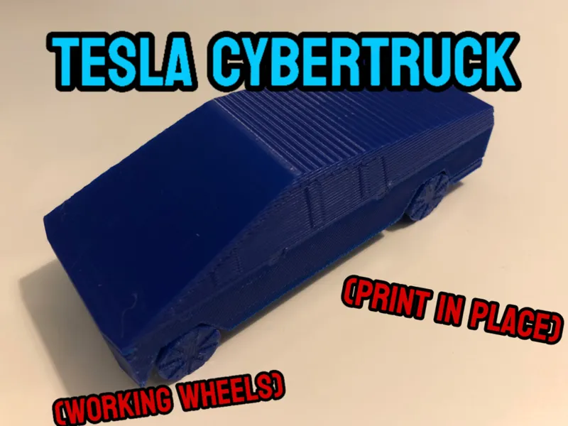 Tesla Cybertruck - Print In Place