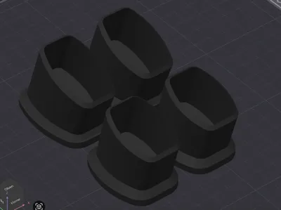 Replacement feet for a Leifheit step stool