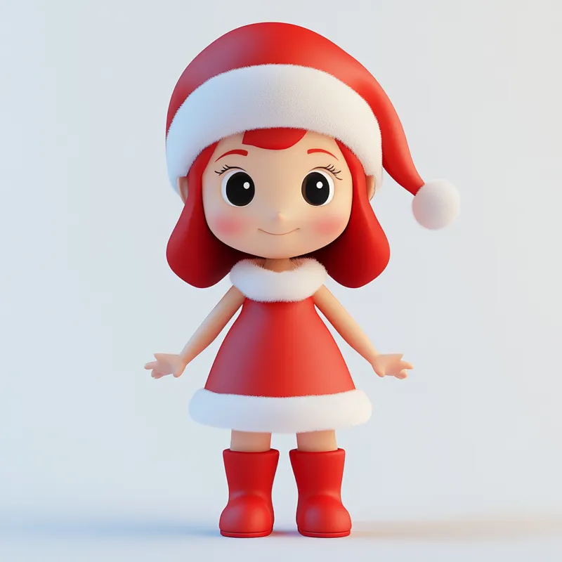 Santa Christmas girl, Young Ms Claus #1