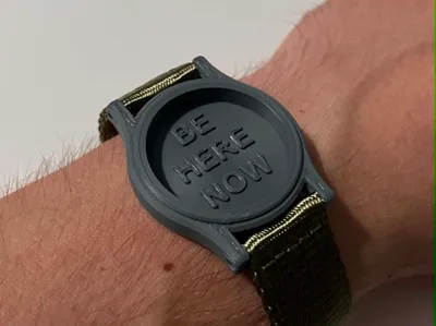 BE HERE NOW - Designer wristwatch - any 20mm strap