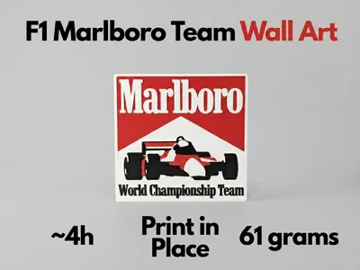 F1 Marlboro Team Wall Art