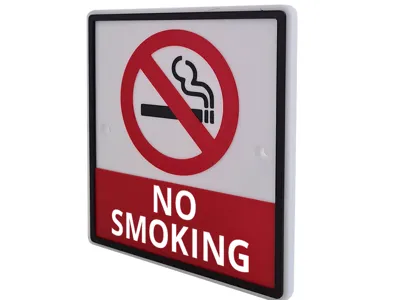 No smoking sign