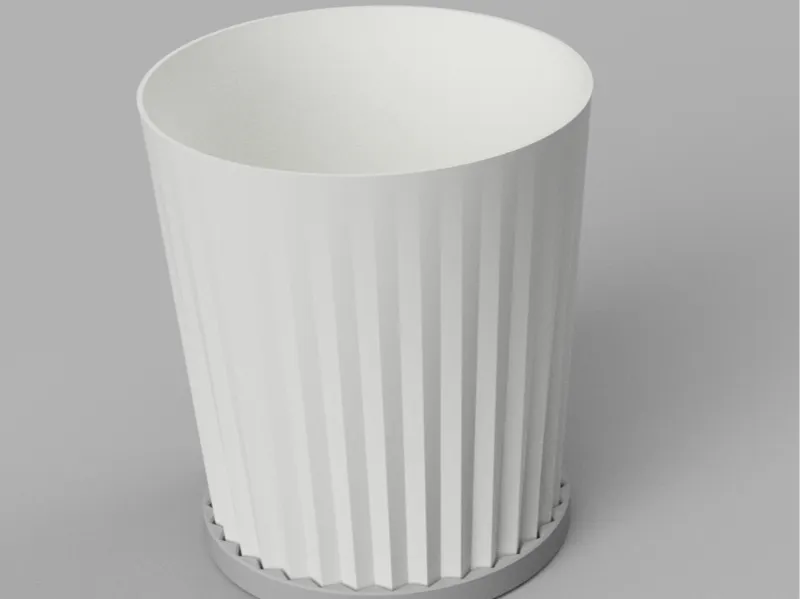 Flower pot with and without stand