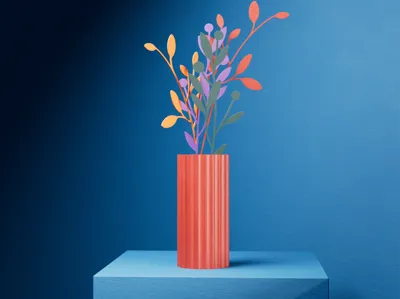 Colourful Papercut Flowers