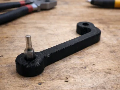 Flat side bit holder - Screwdriver tool