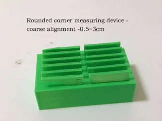 corner measuring device - coarse alignment 0.5~3cm