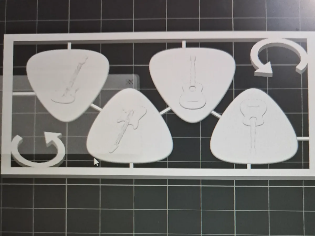 Médiators de guitare