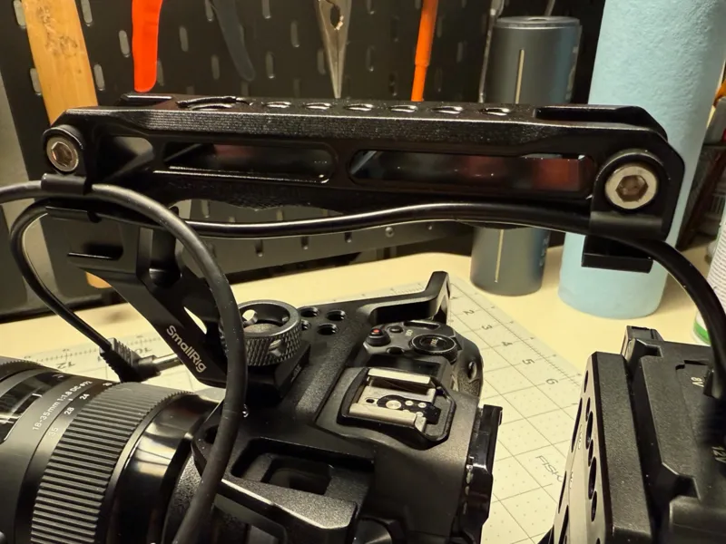 Camera rig cable clips