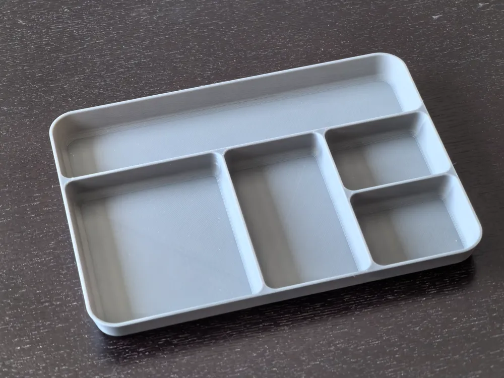 Square-Compartment Desktop Organizer by Xphi21 - MakerWorld