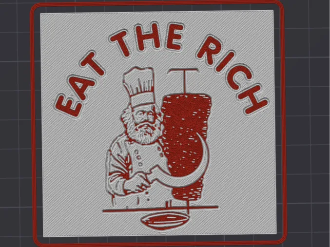 Eat  the rich Döner Kebab Meme