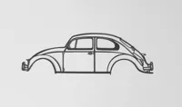 Silhouette murale Coccinelle VW — photo 1