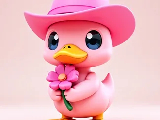 pink duck