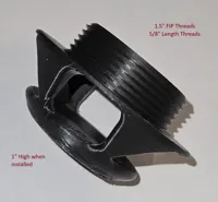 Version 3-Shorter thread, and 3 holes on top.